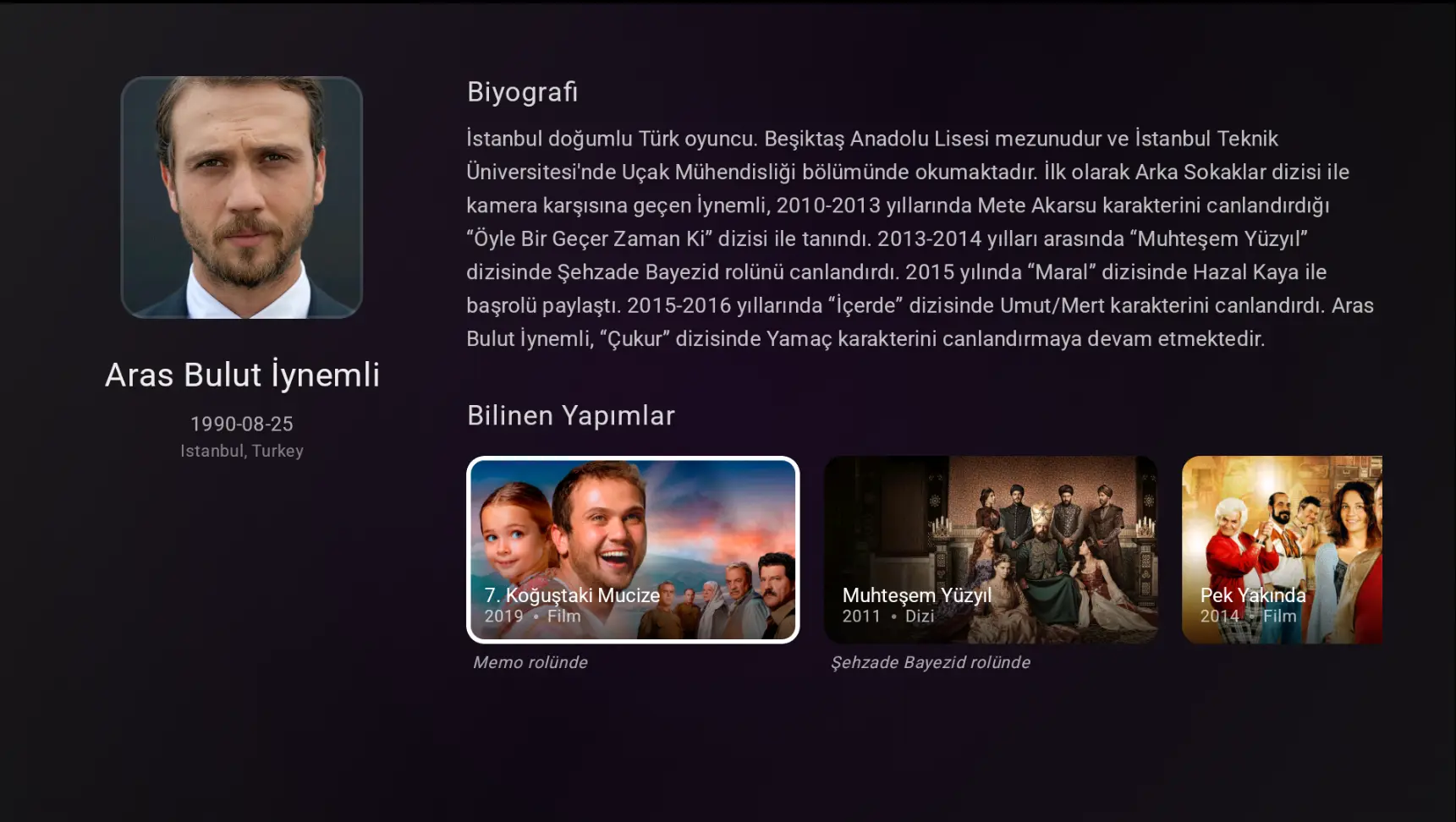 Cihaz Yayını Ekran Görüntüsü